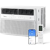 Midea 14,000 BTU Smart Inverter Window Air Conditioner with APP, Alexa Control, 115V AC Unit Cools up to 700 Sq. Ft, Quiet Operation, Energy Saving, Remote & Easy Installation Kit, White