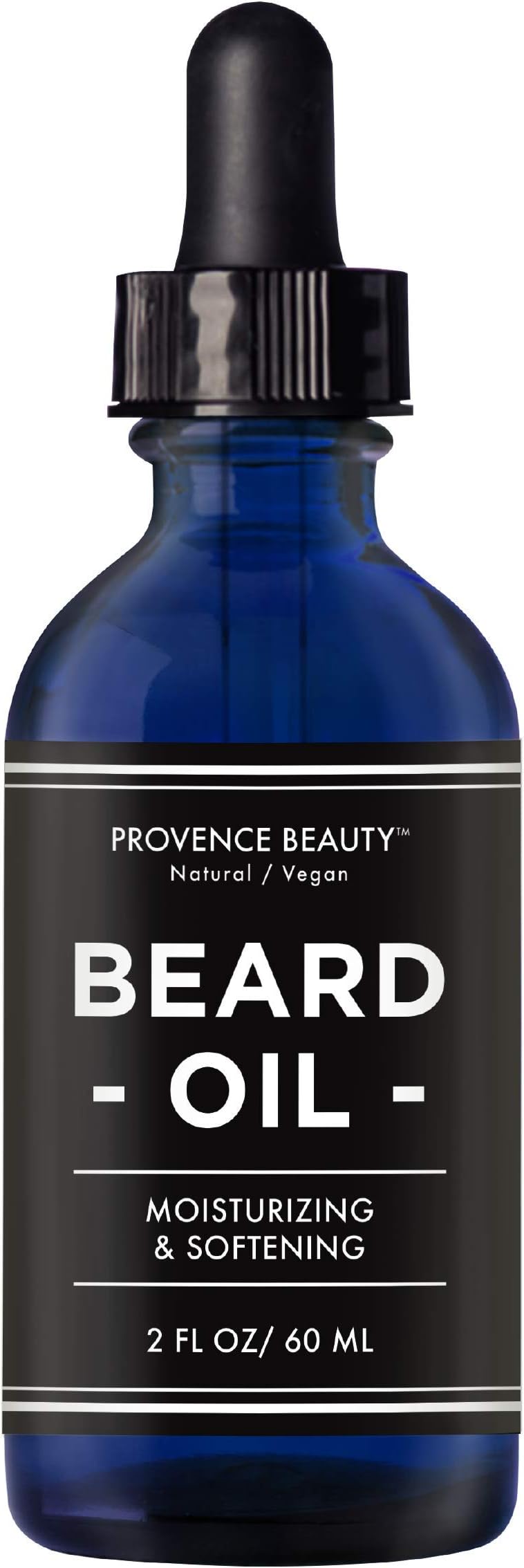 Provence Beauty Beard Oil - All Natural Fragrance Free Olive, Sunflower & Jojoba Oils - Promotes Beard Growth - Restores Moisture & Shine - Softens & Strengthens Beards and Mustaches for Men