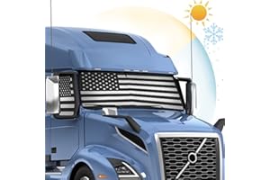 MEAKEIZE Semi Truck Sun Shade for Windshield and Side Window – Retractable Sunshade Blocker Sun Rays | Keep Warm in Winter | New Material Effective for Big Rig Truck, RV Accessories