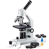 AmScope M500B-MS-LED Cordless Monocular Compound