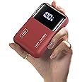 INIU Power Bank, 20000mAh 65W Ultra Compact USB C Laptop & Phone Portable Charger, Fast Charging Flight Cruise Ship Travel Essential Battery Pack for College Students Travelers Teen Boys Girls, Red