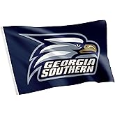Desert Cactus Georgia Southern University GSU Flag - 3 x 5 Feet Eagles Banner, Indoor/Outdoor Durable Fabric, 100% Polyester Design (Style 1)
