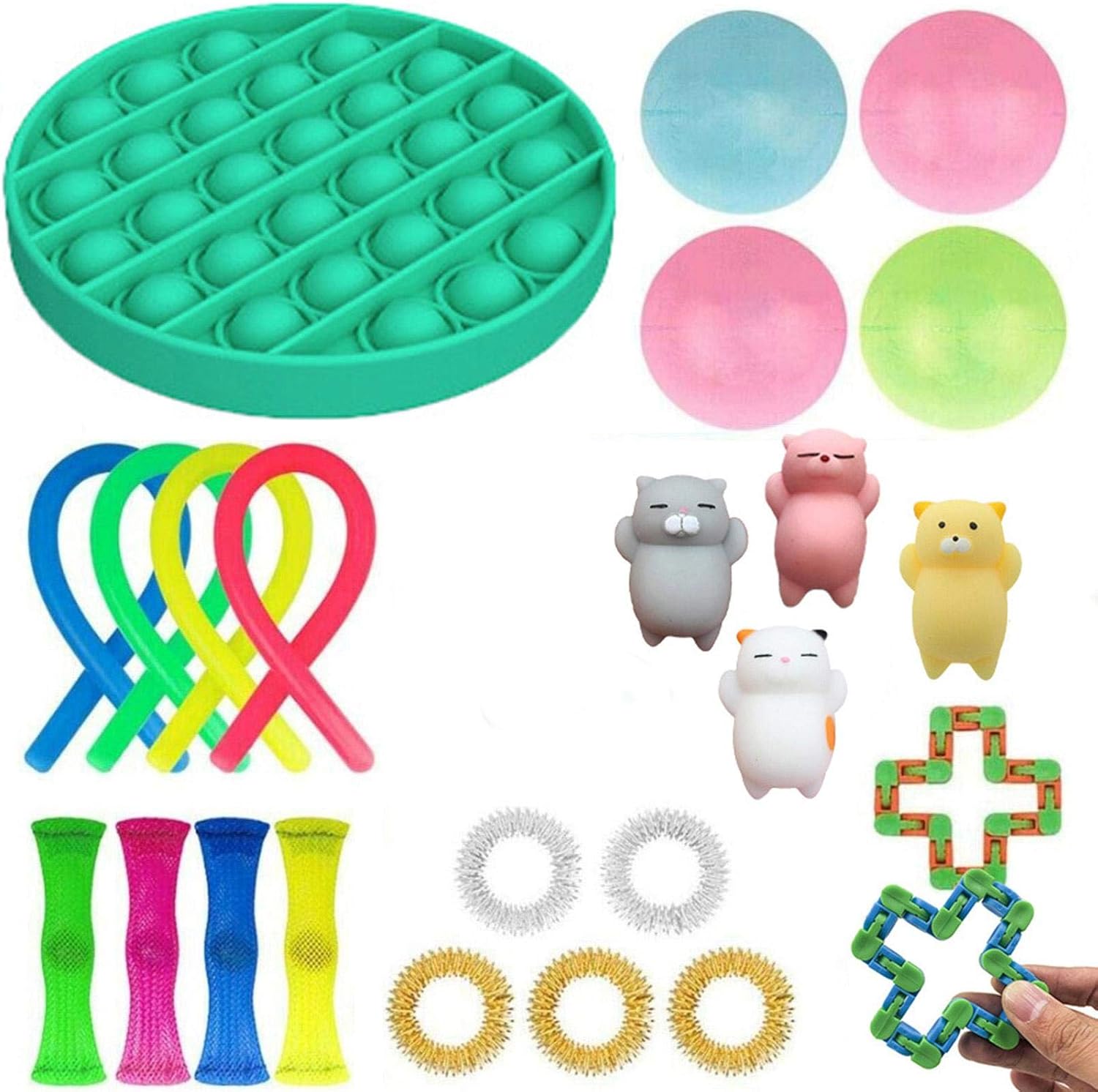 Sensory Fidget Toys Set, 25 Pcs Fiddle Toys For Kids, Fidget Toys Kit