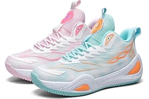 Hewcey High Top Boys Basketball Shoes Breathable Non Slip Outdoor Sneakers Comfortable Fashion Athletic Training Sport Shoes for Girls