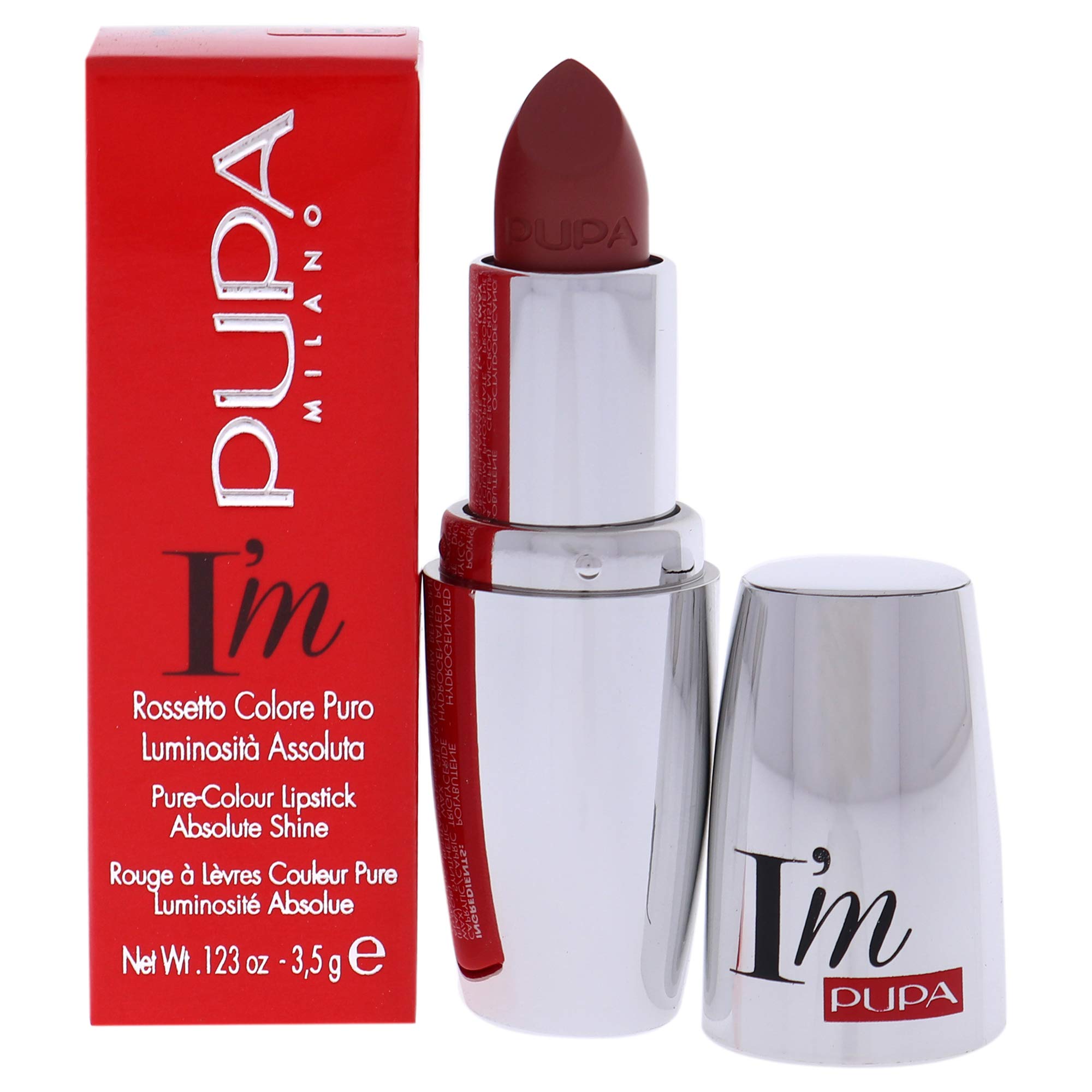Pupa Milano I Am Pure-Colour Lipstick - 110 Delicate Nude For Women 0.123 oz Lipstick