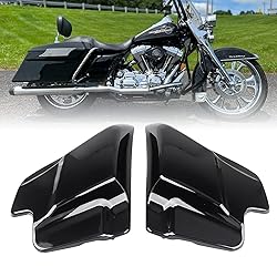 XMMT 1 Pair Gloss Black ABS Plastic Side Covers