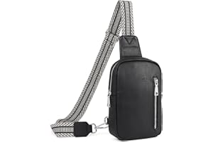 CLUCI Small Sling Bag for Women Vegan Leather Crossbody Chest Bags Trendy, Women's Fanny Pack