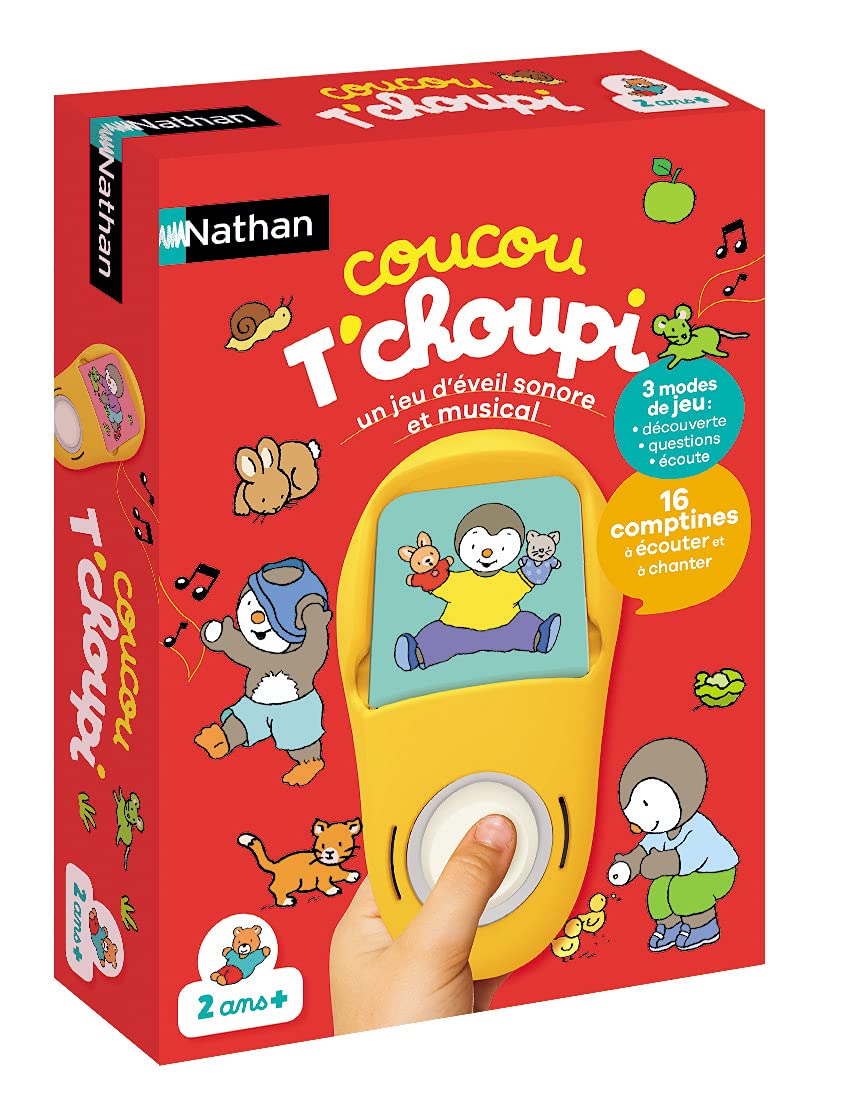 Nathan – Cuckoo T'Choupi – Electronic game – Awakening game – Listen and discover nursery rhymes with T'Choupi! – From 2 years old