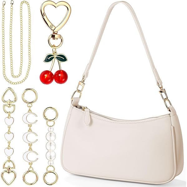 Peach Coral trendy chain shoulder travel bags hand bags for