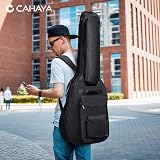 CAHAYA CY0181 Guitar Bag 40/41 Inch 10mm Padded 6 Front Pockets Waterproof view 7