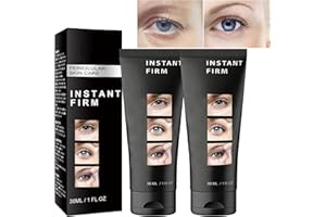 Biaoyun Berbax Eye Cream, Firming Eye Cream, Temporary Eye Tightener, Firm Eye Tightener, Eye Tightener Cream, Nuclei Firm Under Eye Firming(2 * 30ML)