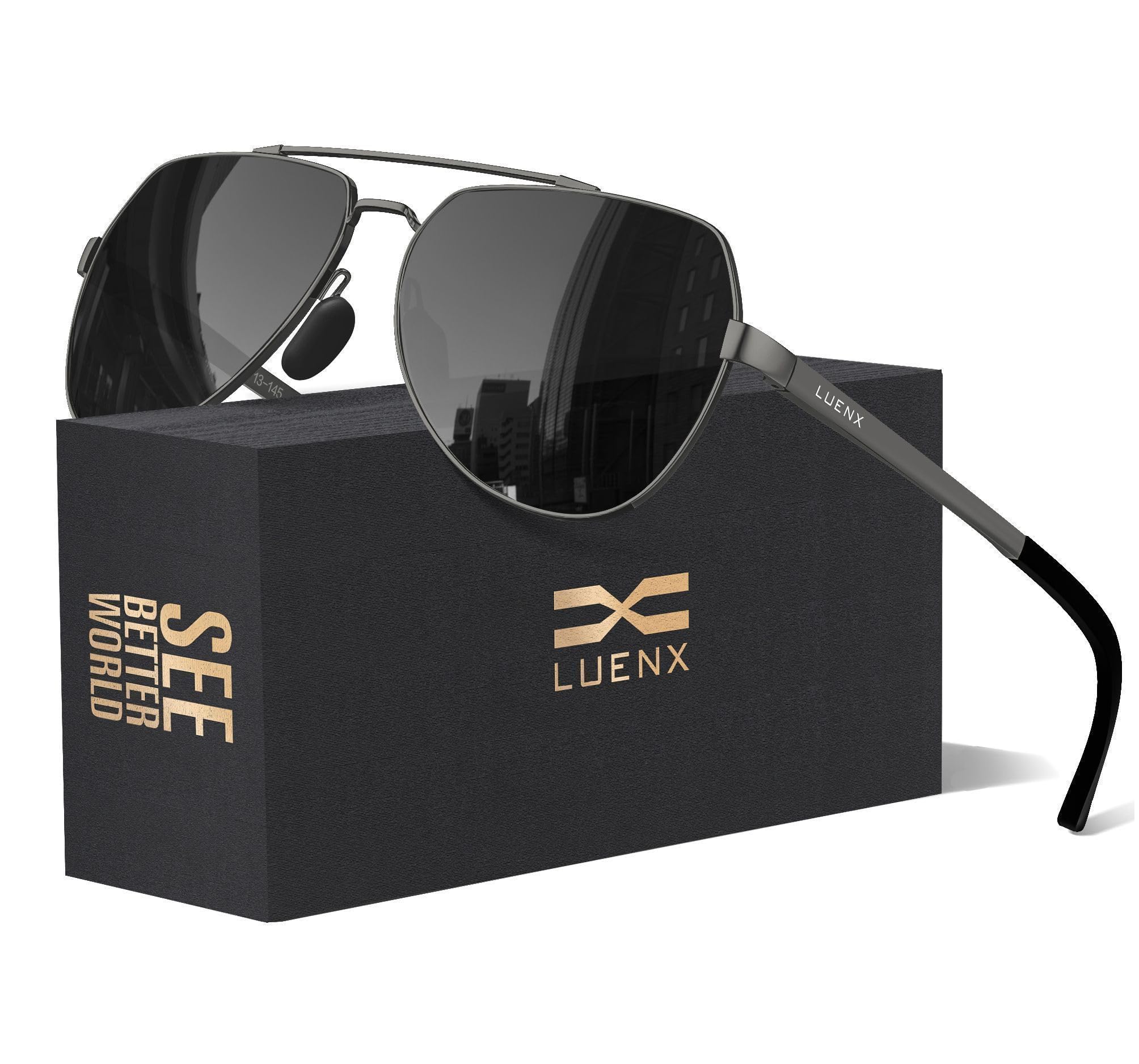 Coleman Polarized Sunglasses – Shirring Gun Metal Frame With Spring Hinge (Model CO3008-1)