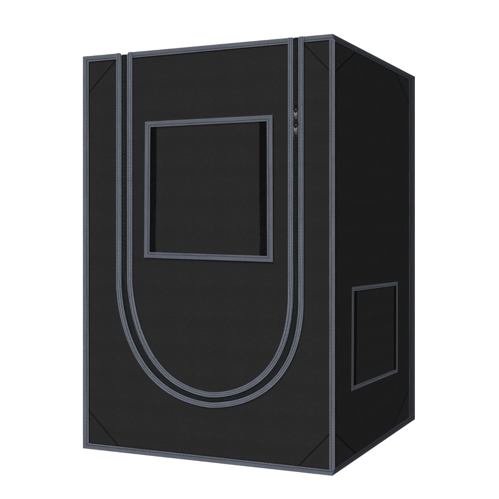 Photo 1 of 24"X24"X36" Grow Tent 600D Mylar Hydroponic Indoor Plants Growing Tent with Floor Tray Grow Room 2'X2'