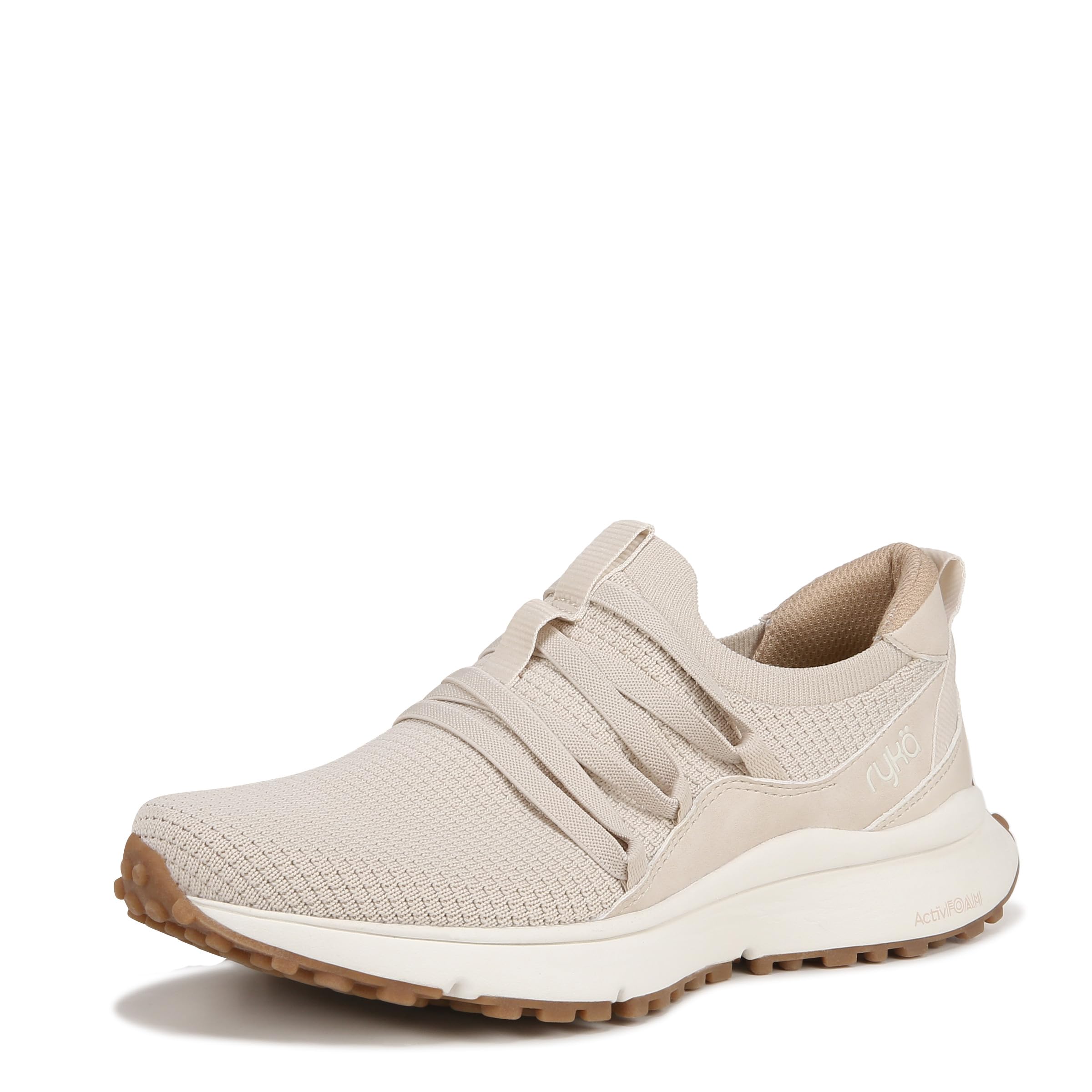 Ryka Womens Jumpstart Lace Slip On Sneaker French Beige 11 M on