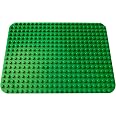 Apostrophe Games Building Block Base Plate for Large Blocks 15" x 10" (1x Green) Compatible with Major Brands, STEM Learning