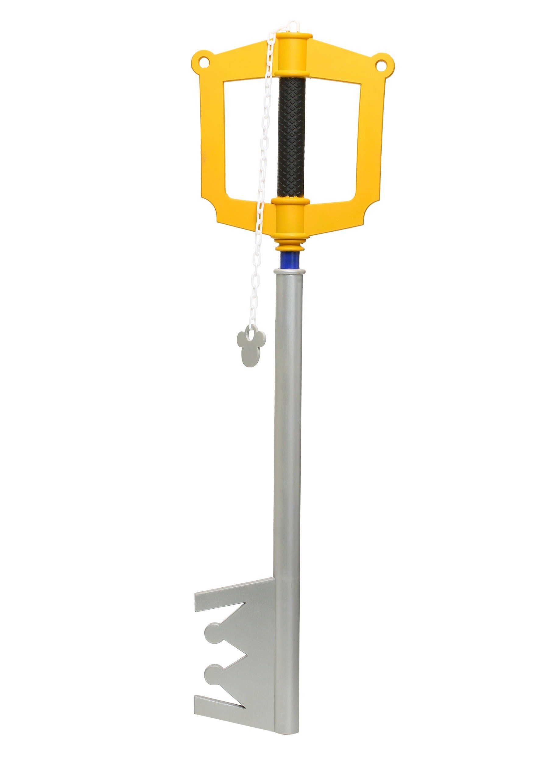 Keyblade Sora (no metal) Kingdom Hearts (blade FOAM) Feather Rubber Videogames Keyholder Key Saga Cosplay Fantasy