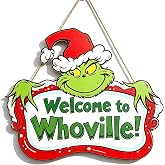 Christmas Door Hanger Wooden Hanging Sign for Christmas Decorations | Fun Christmas Tree Ornaments Indoor Outdoor Wall Decor Xmas Santa Holiday Supplies