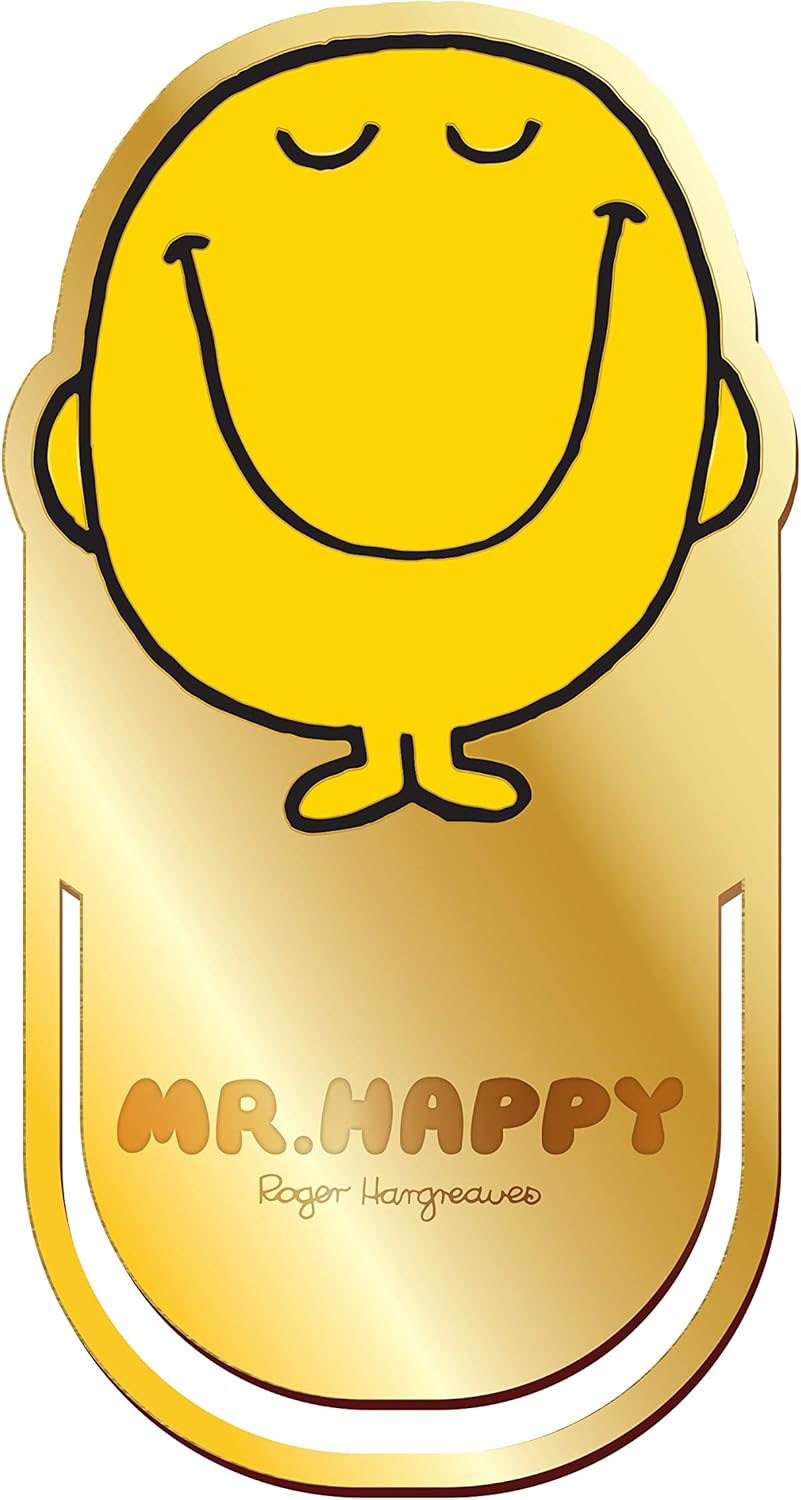 Bookmark (Metal) - Mr Men (Mr Happy), Gold
