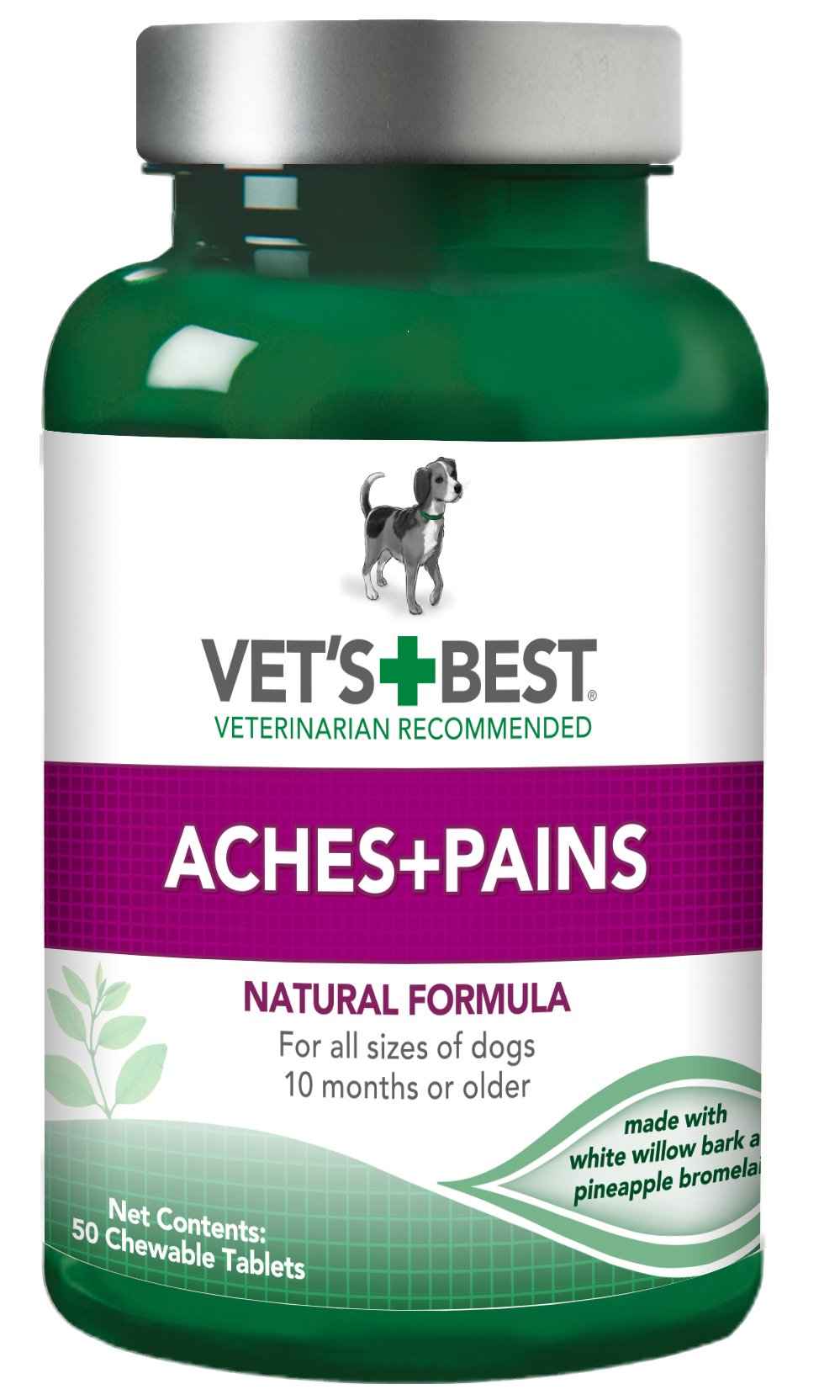 Vet's Best Aspirin Free Aches and Pains Dog Supplements Natural Formula