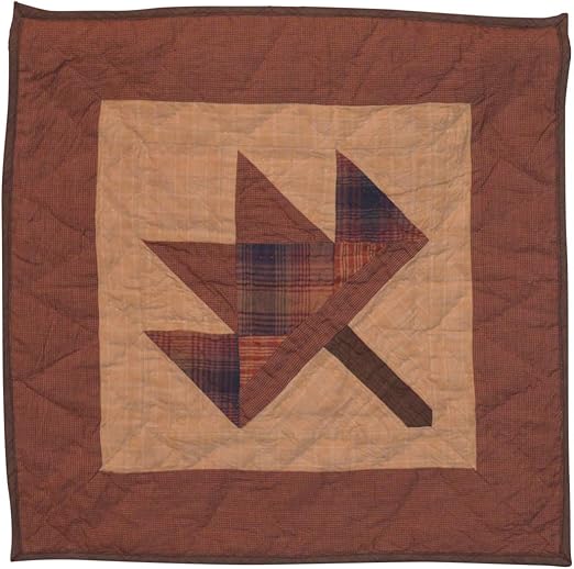 Amazon Com Retro Barn Autumn Leaf Quilt Block Wall Hanging Hand
