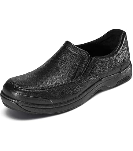 NEW DUNHAM men\'s glastonbury slip-on shoes in black Men main image 4