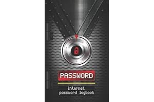 Password - Internet Password Logbook: Safe As The Fort Knox Vault: Tabbed Pages for Login, Serial Numbers & Smart Devices | 70 Pages (5"x8") (12.5cm x 20cm)