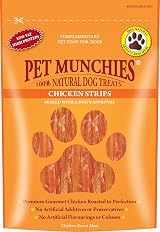 PET MUNCHIES Ocean White Fish Dog Treats 100g Pack of 8 Healthy Real Meat