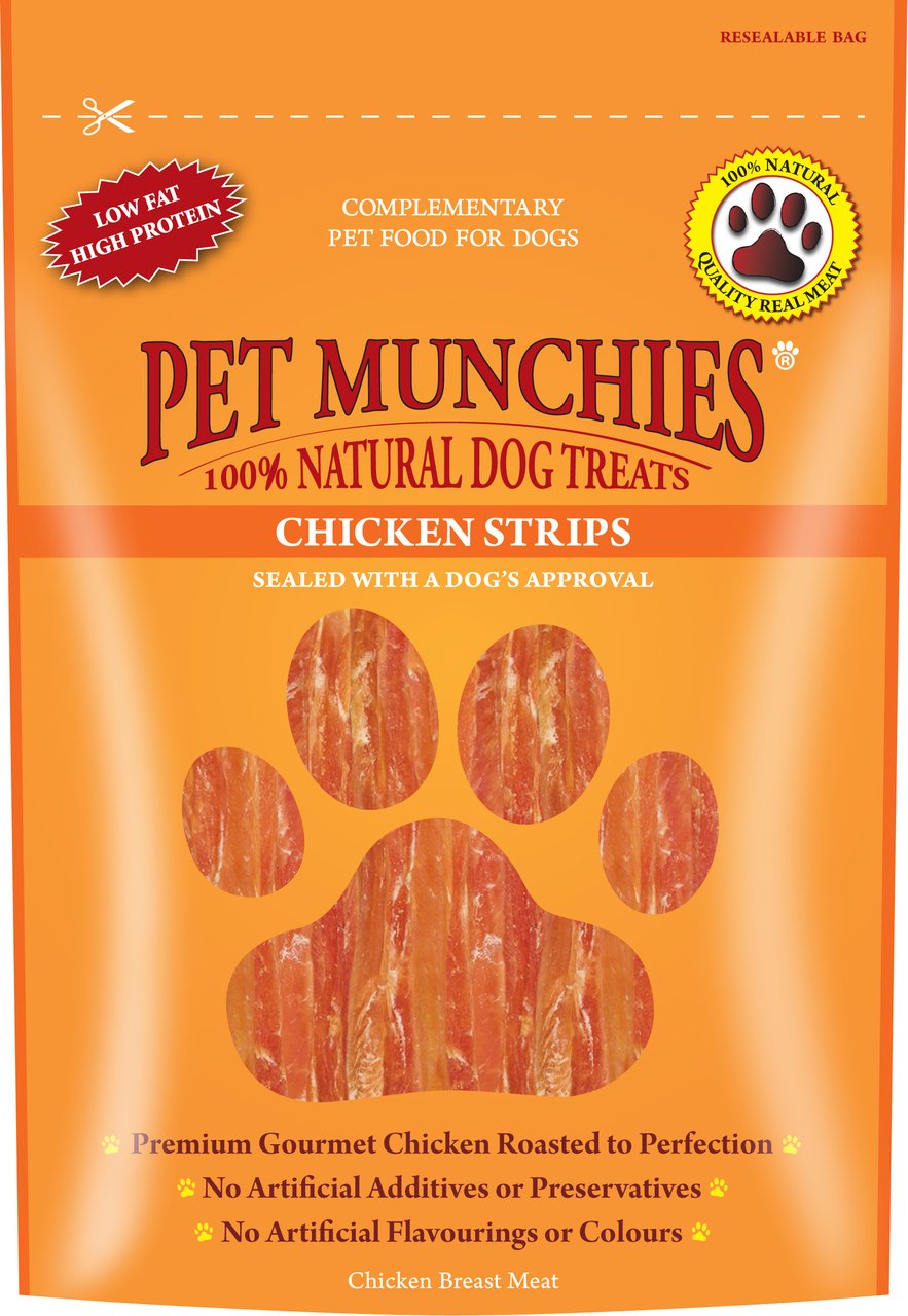 Pet Munchies Ocean White Fish Dog Treats, Healthy Dog Chews with Natural Real Meat, Low in Fat and High in Protein 100g (Pack of 8) — image 1