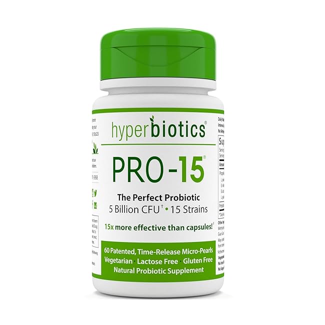 Hyperbiotics PRO-15 Probiotics - 60 Daily Time...