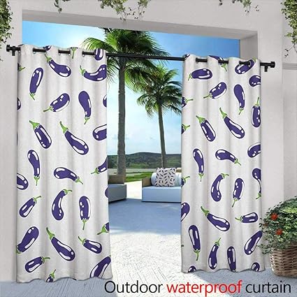 Amazon Com Marilds Eggplant Curtains For Bedroom Fresh Eggplants
