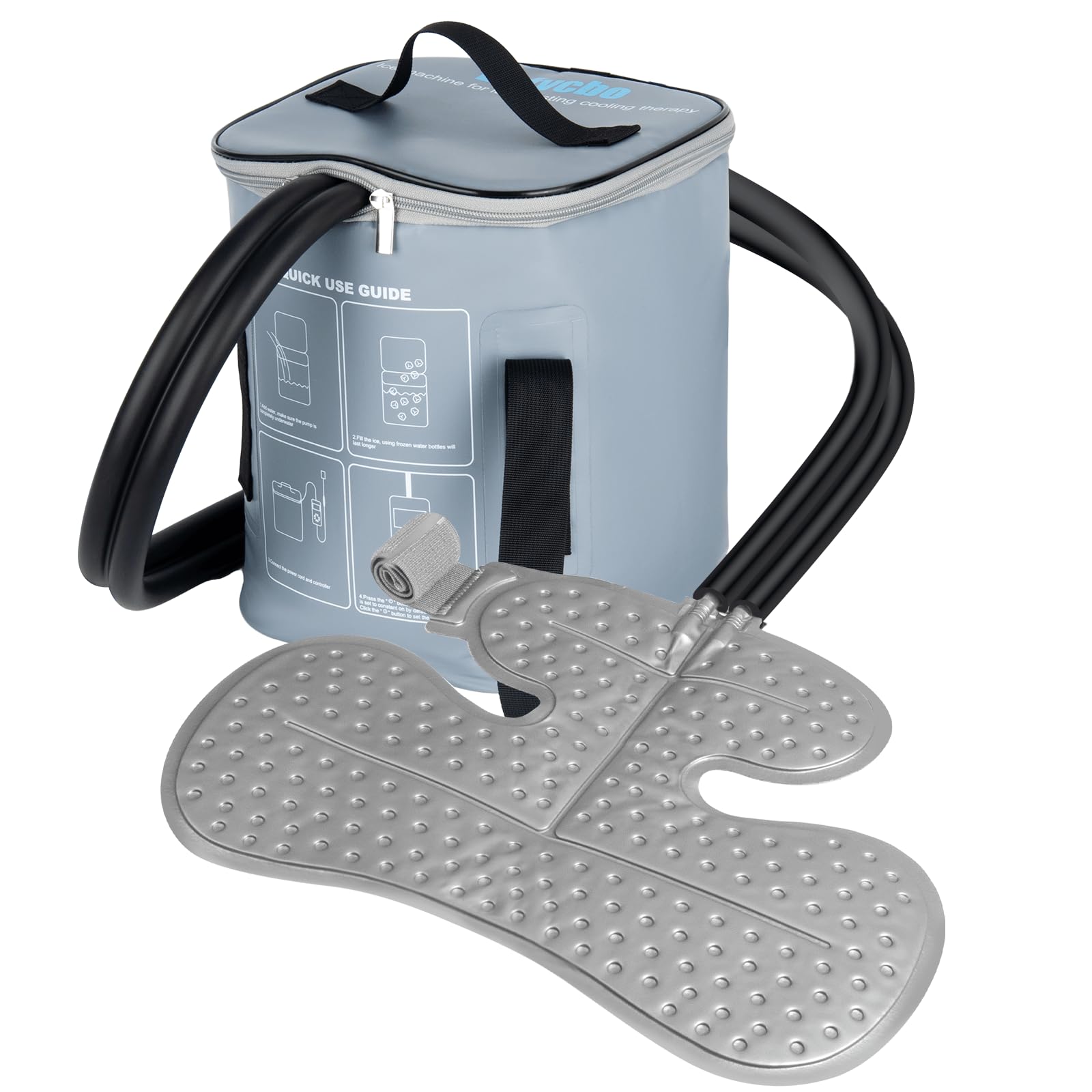 Photo 1 of Portable Ice Machine for Shoulder After Surgery, 10 Quart Rotator Cuff Cold Therapy Machine with Programmable Timer, Home Cryotherapy System for Shoulder Replacement Post-Surgery Swelling, Sprains