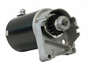 Starter Motor Replacement for Briggs V Twin 14HP 16HP 18HP 399928 393017 495100 498148 394674 394808 497596