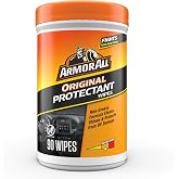 Armor All Car Interior Original Protectant Wipes, 90 Count, UV Protectant | Car cleaner wipes for vinyl, rubber, plastic, trim, and dashboards with a non-greasy, streak-free medium shine