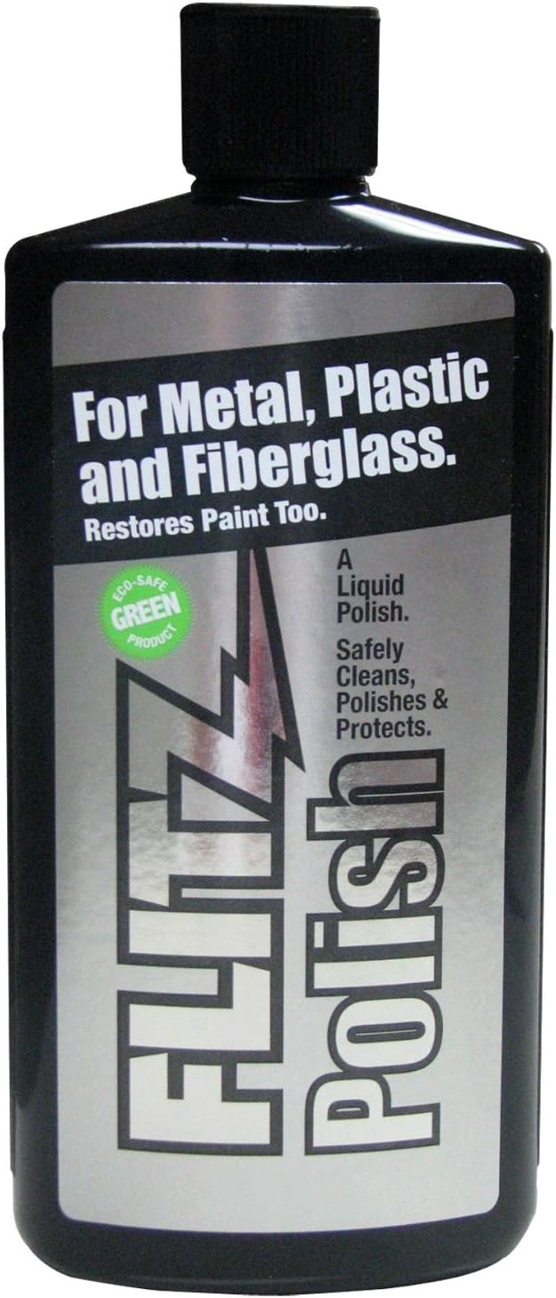 Flitz Lq04535 All Purpose Polish for Metal Plastic & Fiberglass 3.4 Oz Bottle