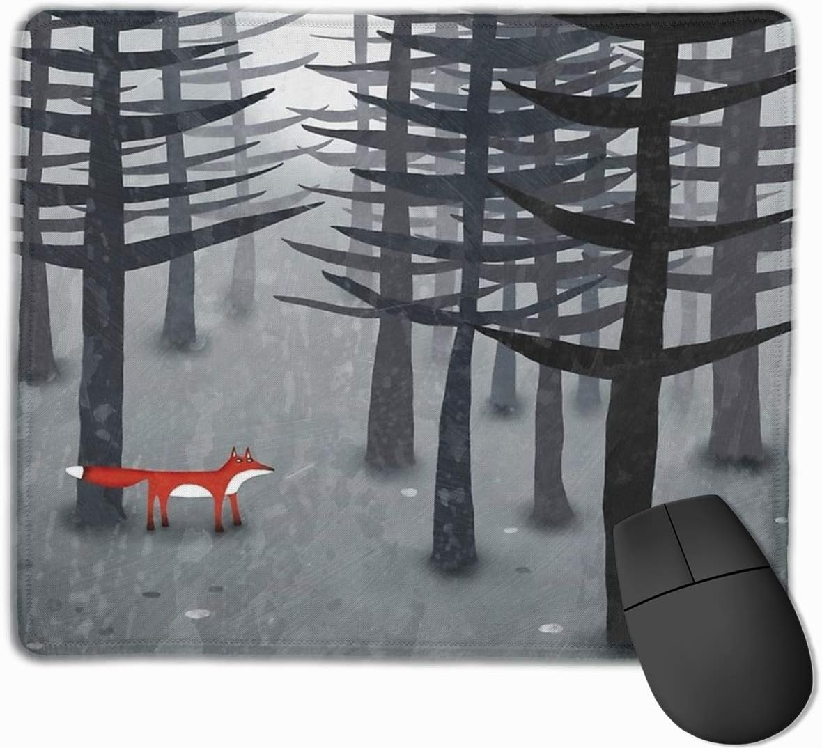 Mouse Pad The Fox And The Forest Desk Pad Mousepad With Amazon.co.uk