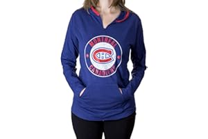 Calhoun NHL Ladies Official Team Logo French Terry Cover Up Hoodie Tunic