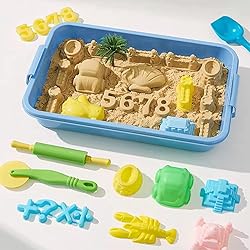 2 Pcs Portable Sand Tray with Lid Sand Box with