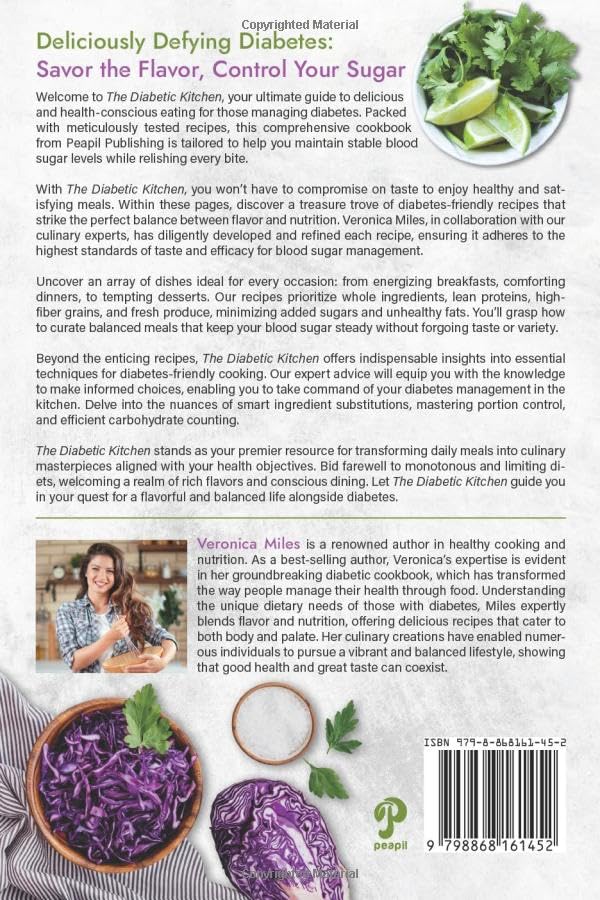 The Diabetic Kitchen: Healthy and Tasty Recipes to Keep Your Blood Sugar in Check (The Mediterranean Refresh Diet)