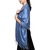 Achillea Soft Silky Pashmina Scarf for Women – Shawl Wrap for Evening Dresses, Bridesmaids, Weddings & Everyday Wear