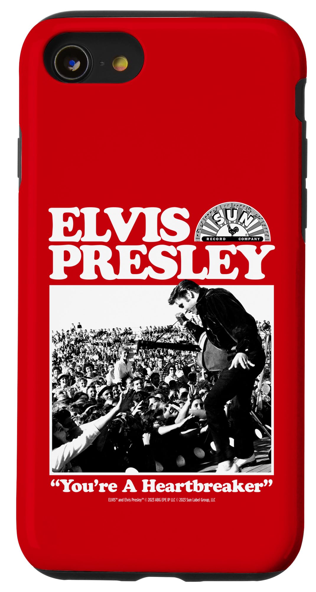 Sun Records X Elvis Presley You're A Heartbreaker Case for iPhone SE (2020) / 7/8