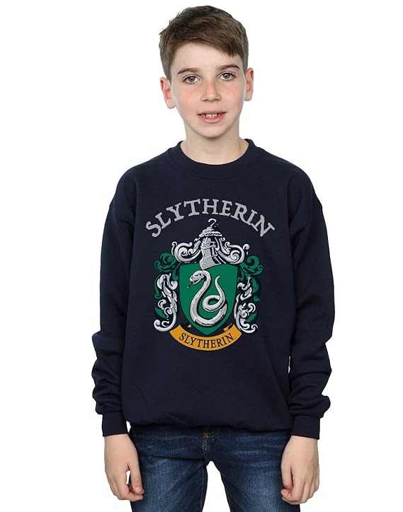 Harry Potter Jungen Slytherin Crest Sweatshirt