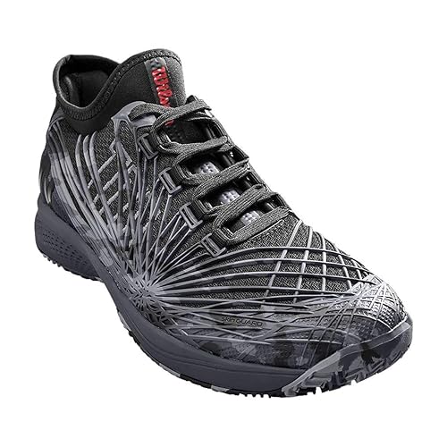 WILSON KAOS SFT Black Junior Tennis Shoes (Black/Camo, in