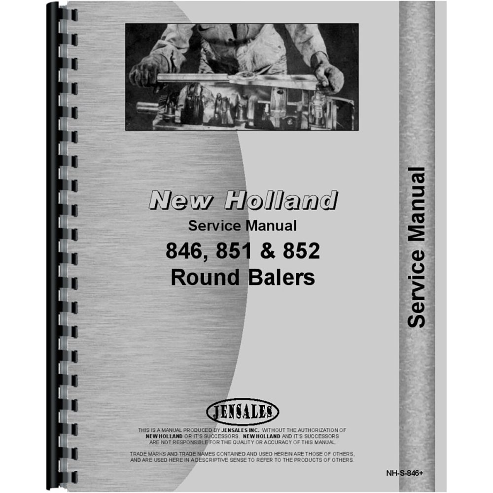New New Holland 851 Round Baler Service Manual: Amazon.com: Industrial &  Scientific