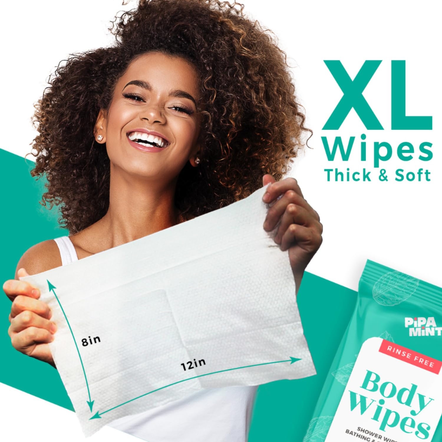 Body Wipes - (14 Pack) - 140 XL Bath Wipes for Adults No Rinse, Adult Wipe for Elderly - Body & Face Gentle Skin Cleansing, Shower Wipe Bathing for Travel, Elderly, Car, Gym, Camping (8x12 Inch)