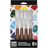 Liquitex BASICS Metal Painting Knife Set, Set of 6