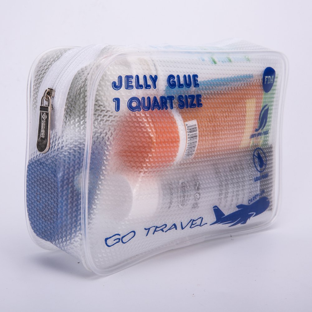 Clear Travel Toiletry BagTSAApproved,1Quart Size,311bag, Airport