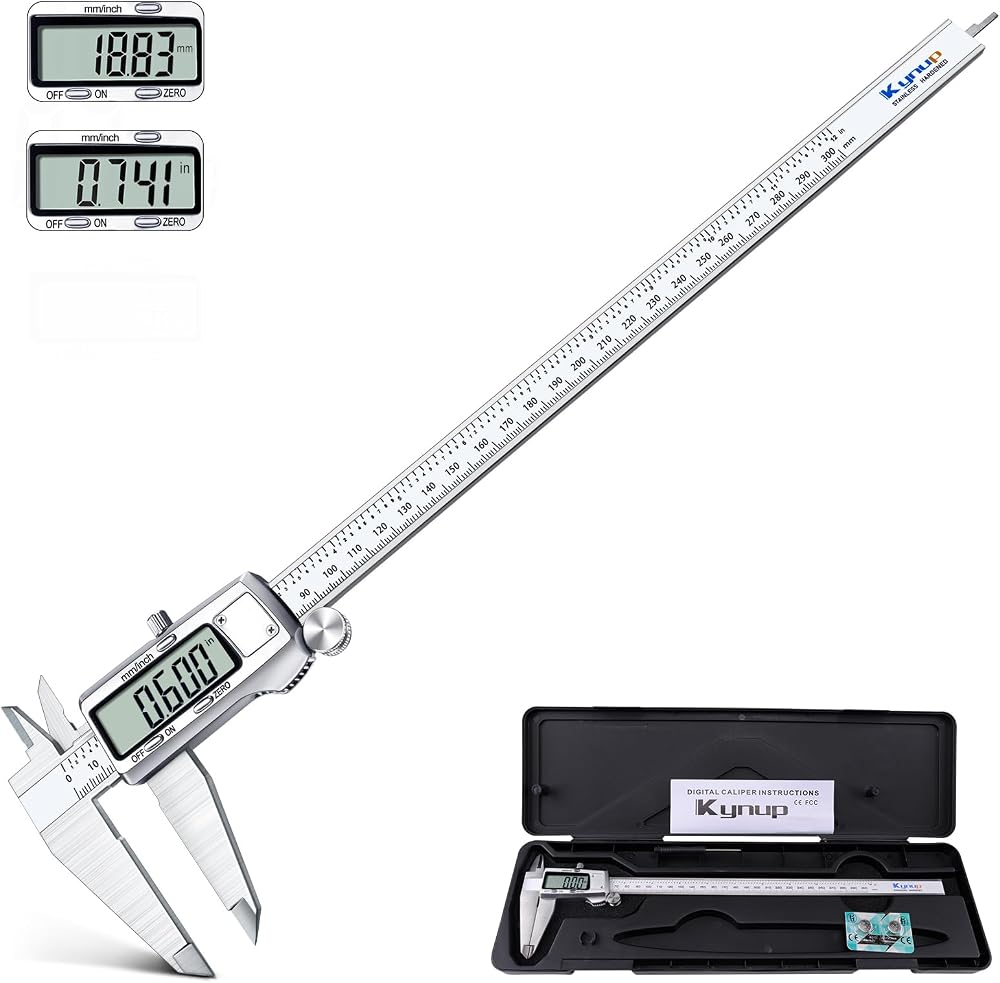 Kynup 300mm Digital Vernier Calipers Stainless Steel with LCD 0-12"