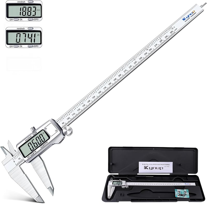 Kynup 300mm Digital Vernier Calipers Stainless Steel with LCD 0-12"