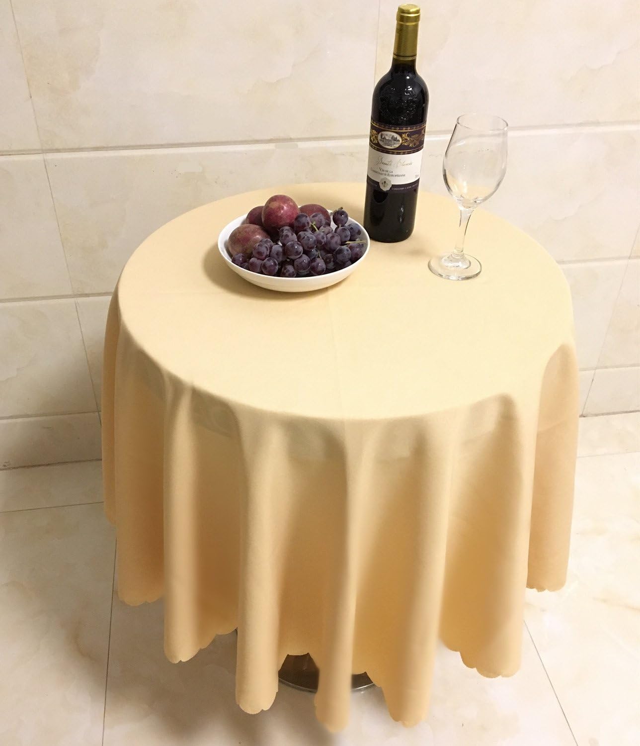 Best side table tablecloth round