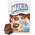 Milkita Creamy Shake Candy Bag, Gluten Free Chewy Candies with Calcium & Real Milk, Zero Trans Fat, Low-Sugar, Chocolate Flavor, 25 Pcs